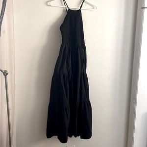 Lightweight comfy black maxi